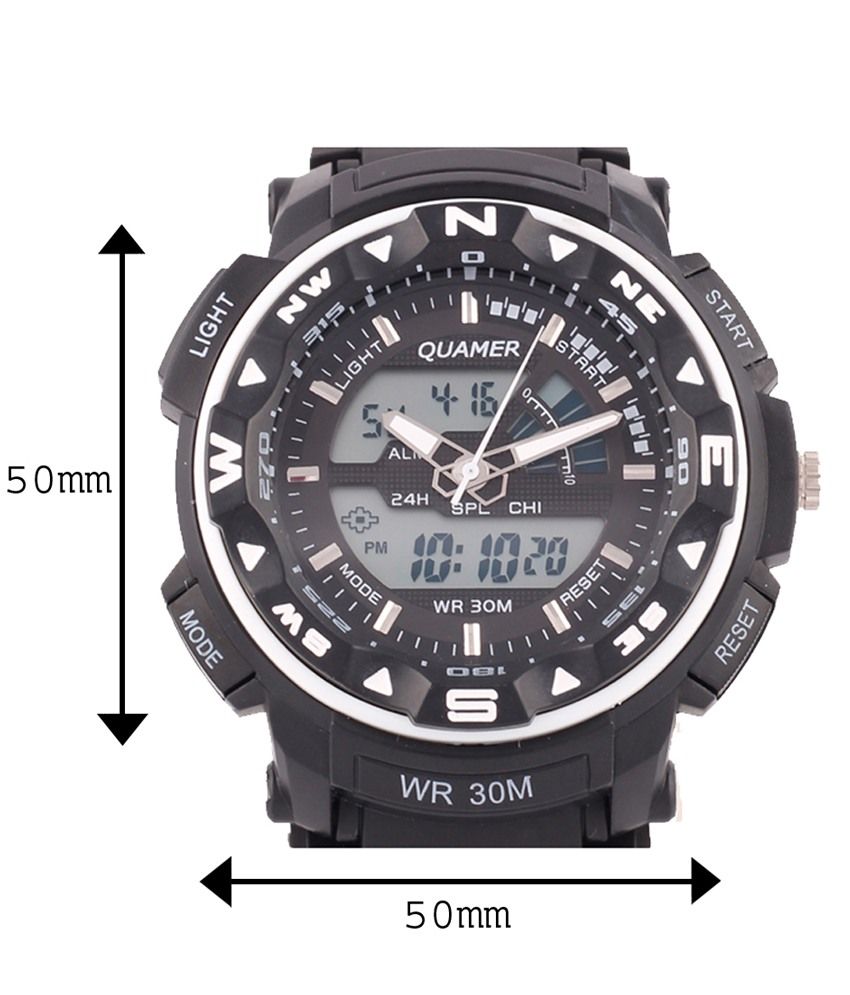 Quamer Dual Time Multifuntion Men's Sports Watch Buy Quamer Dual