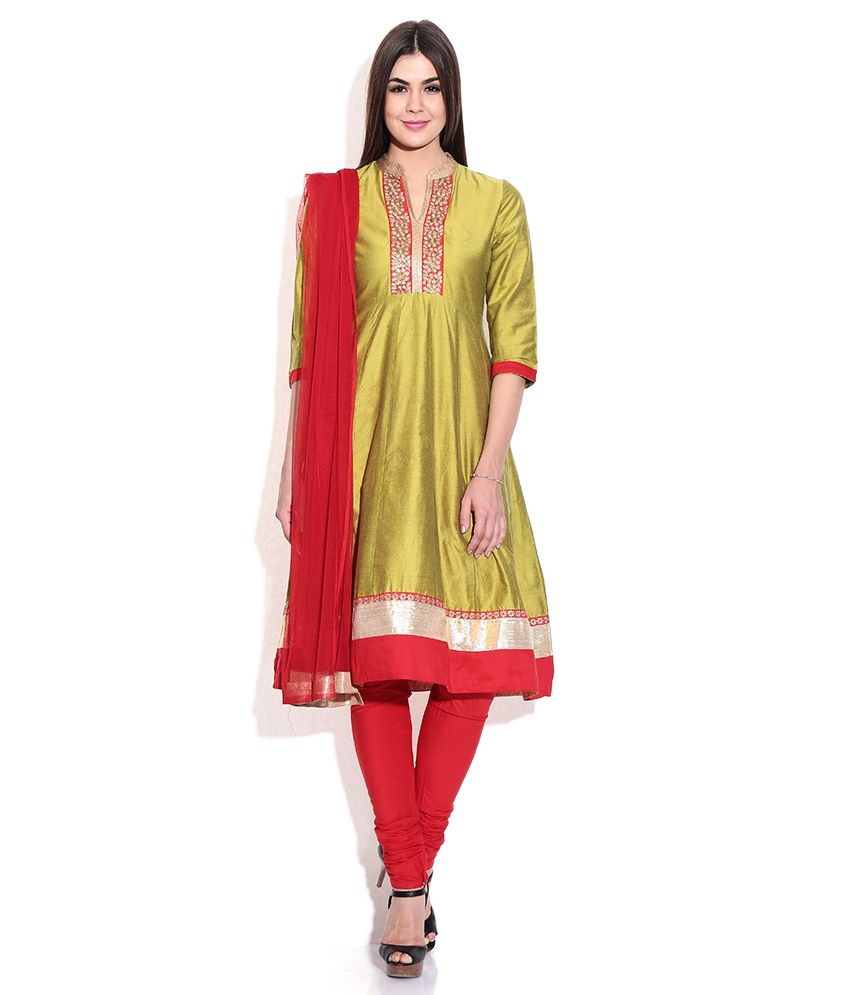 polyester churidar