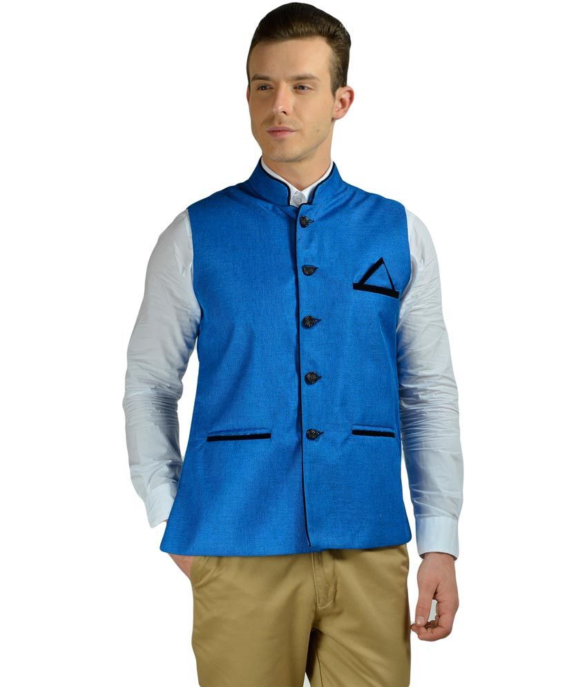 blue modi coat