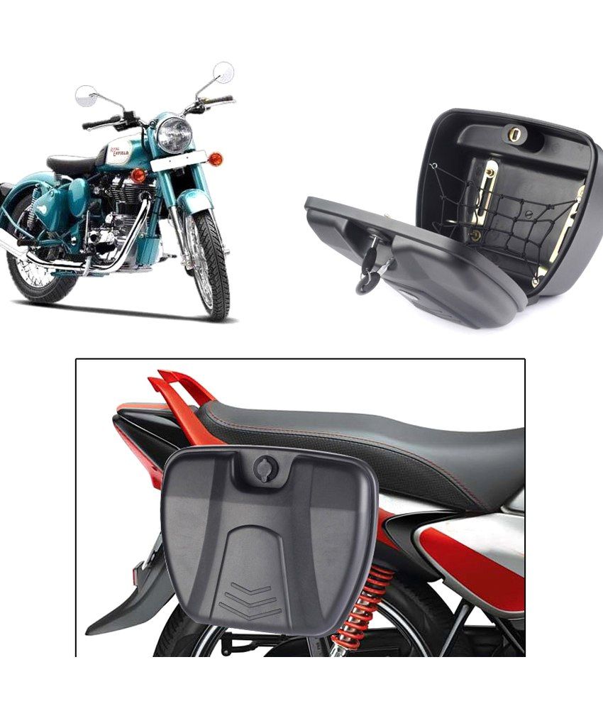 royal enfield side bag with lock