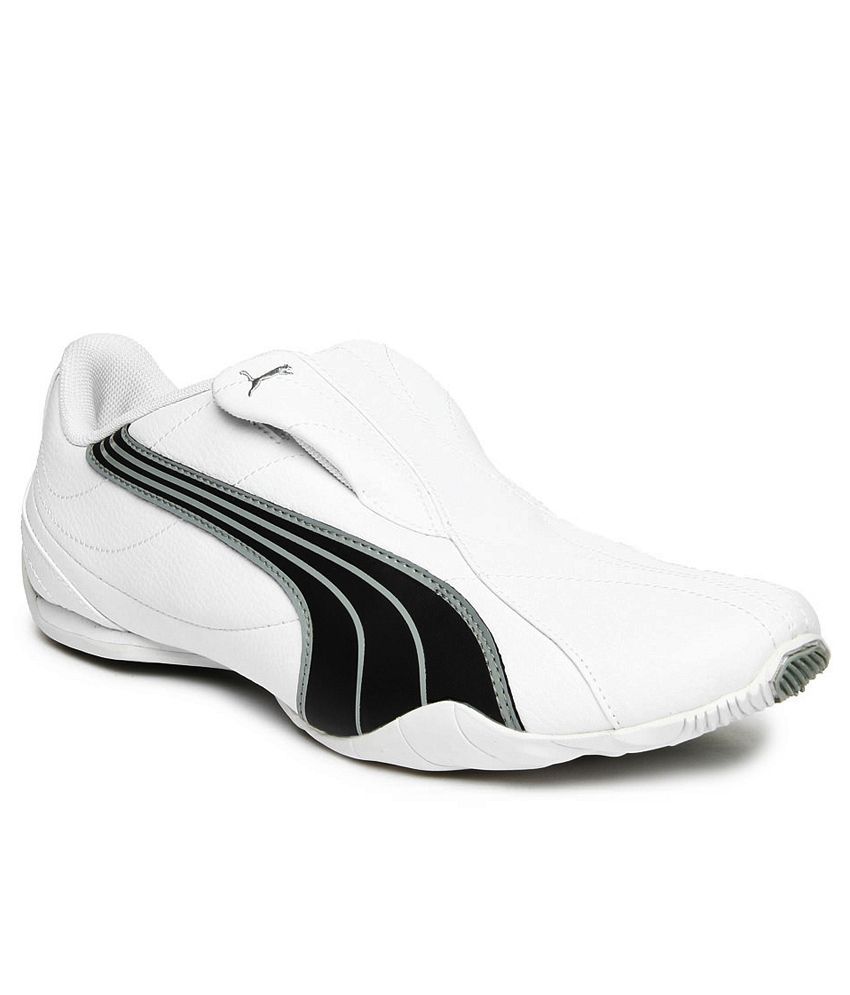 Puma White Slip-On Casual Shoes - Buy Puma White Slip-On Casual Shoes ...