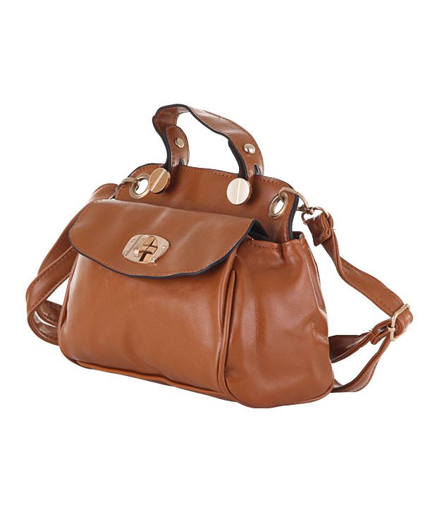 tan cross body purse