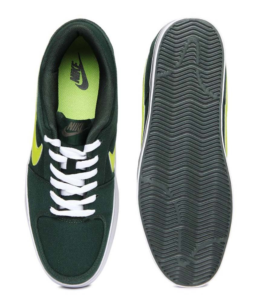 nike shoes color green