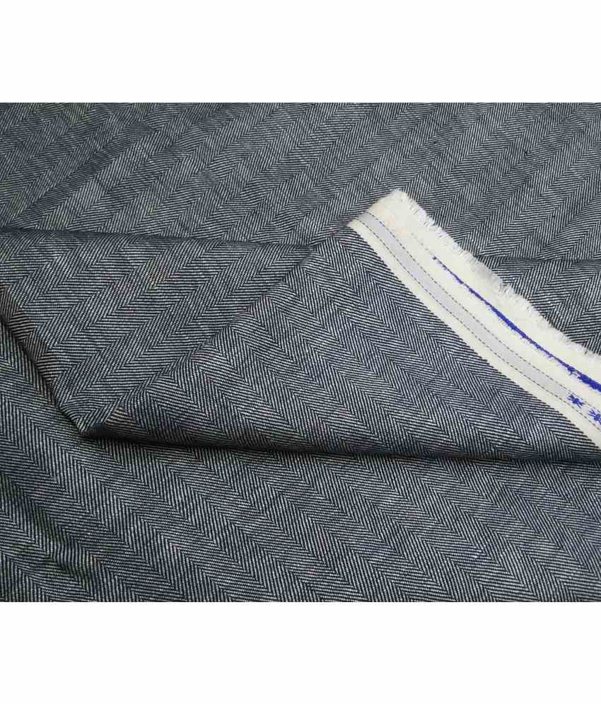 Raymond Gray Linen Self Design Trouser Fabric
