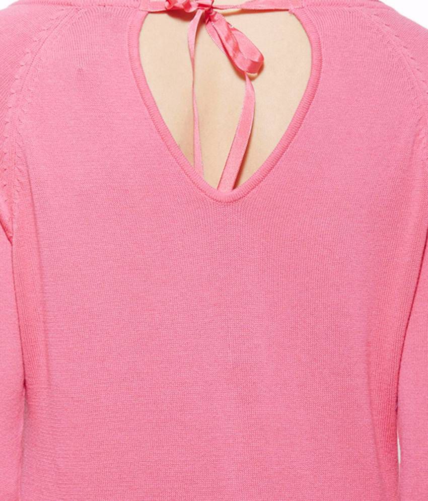 United Colors Of Benetton Pink Cotton Tops - Buy United Colors Of ...