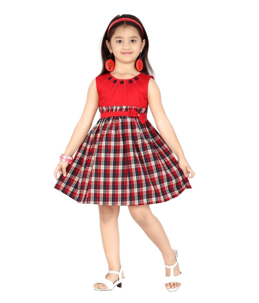 cotton sleeveless frock
