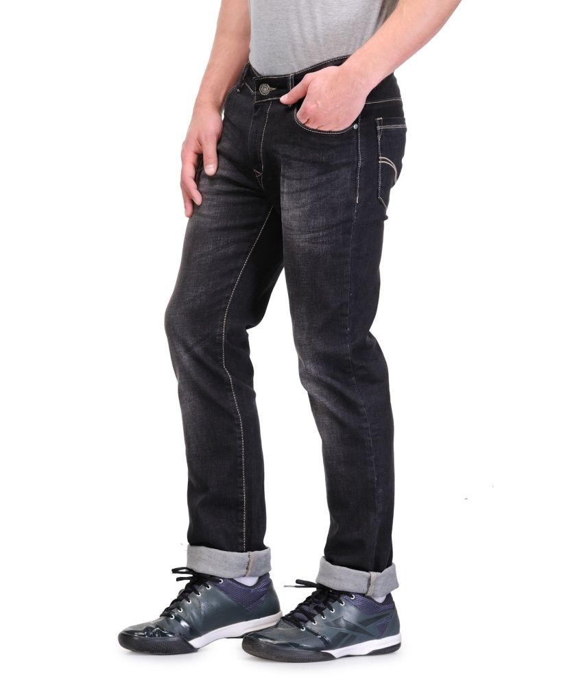 blue black jeans
