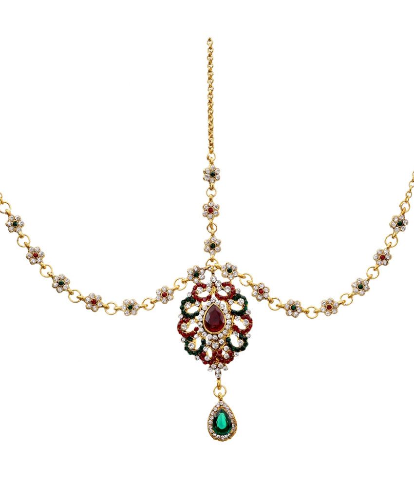 Lucky Jewellery Multicolour Bridal Necklace Set - Buy Lucky Jewellery ...