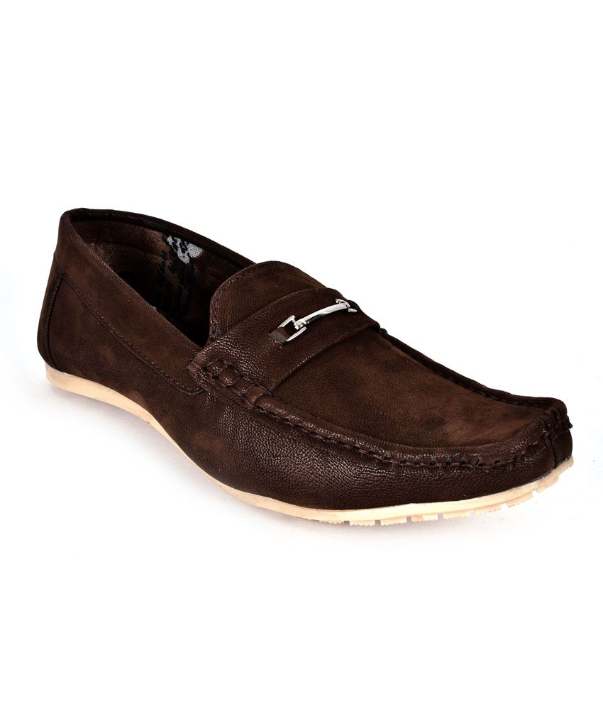 Shoes'n'Style Brown Loafers - Buy Shoes'n'Style Brown Loafers Online at ...