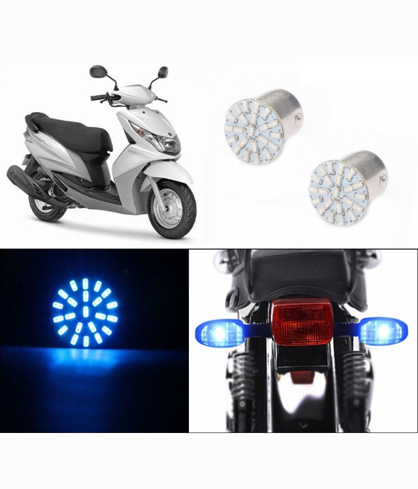 Speedwav Scooter Turn Indicator Led Smd Bulb Set Of 2 Blue, Yamaha Ray