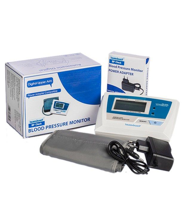 Healthbuddy Blood Pressure Monitor With Power Adapter Buy Healthbuddy