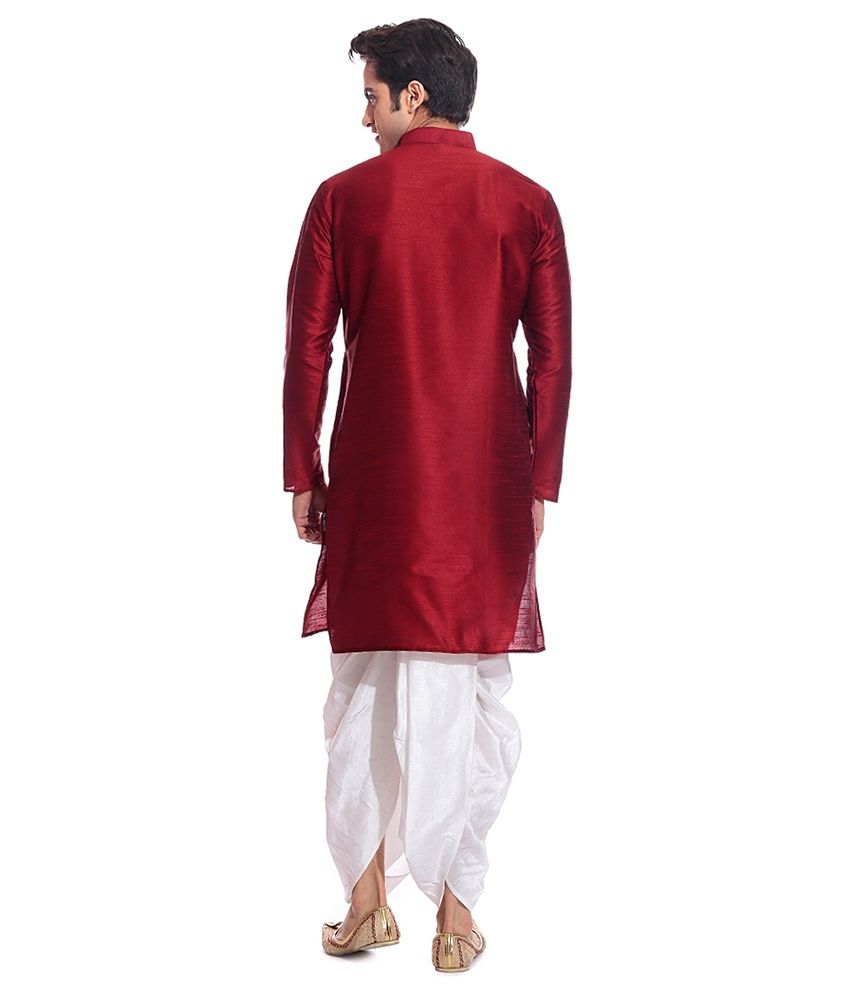 red kurta black pant