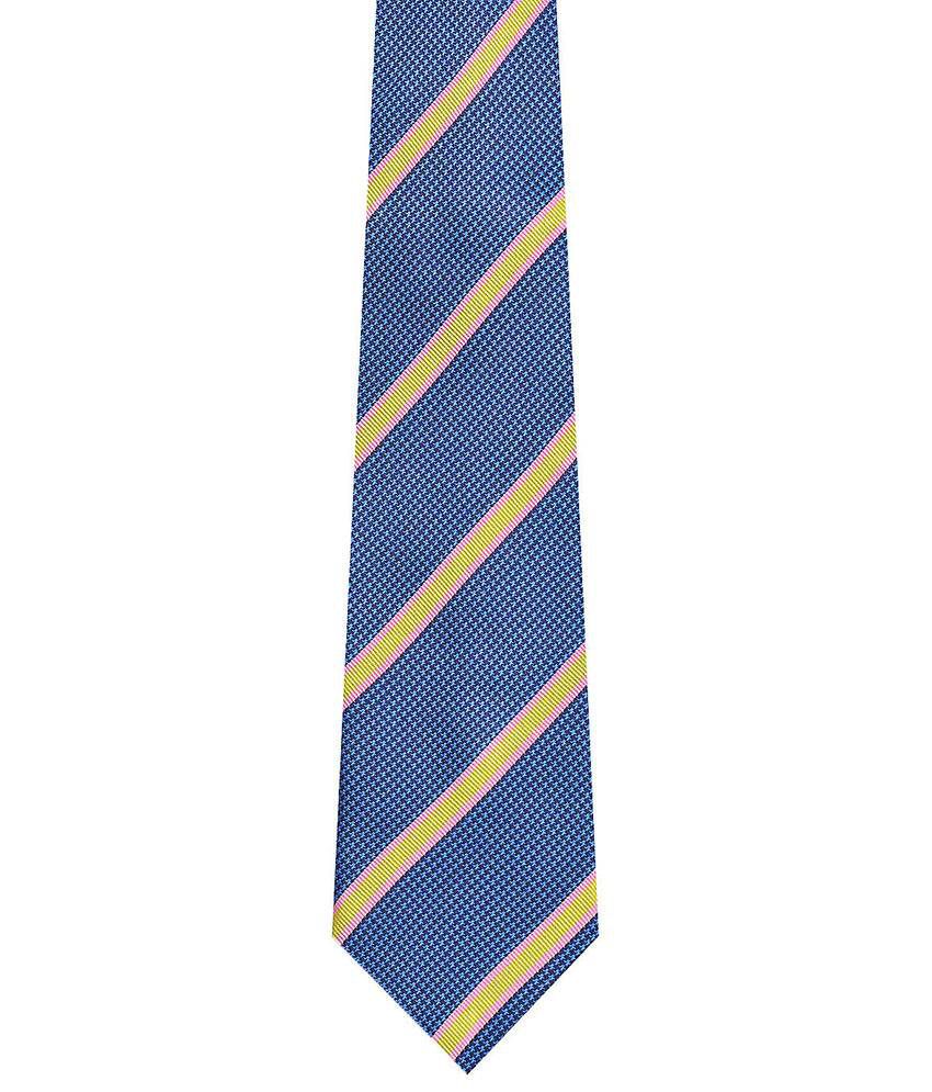 Tiekart Blue & Yellow Formal Tie For Men: Buy Online at Low Price in ...