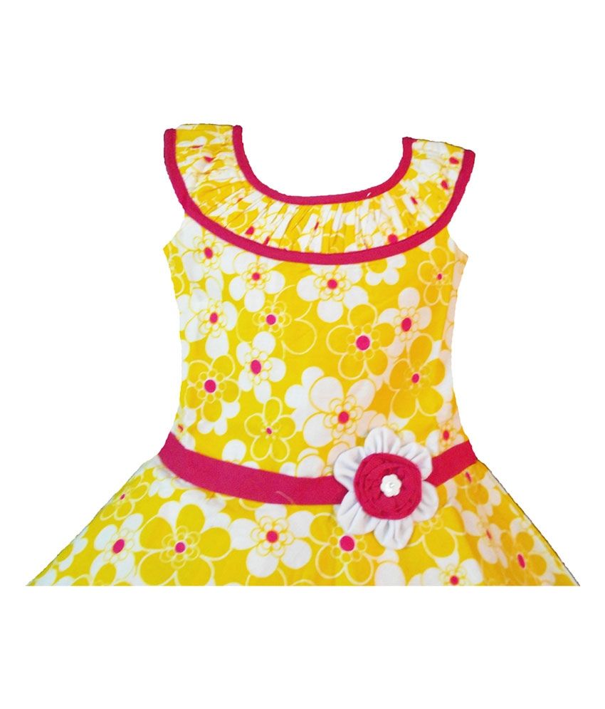 cotton sleeveless frock