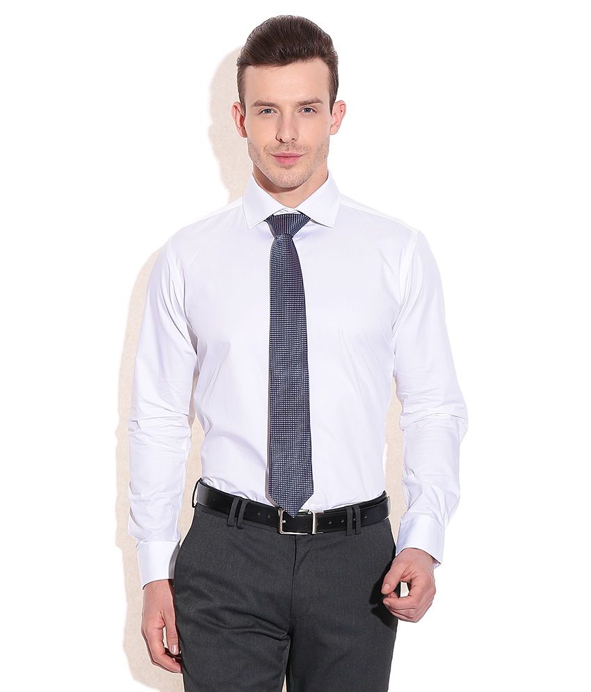 formal shirt with tie