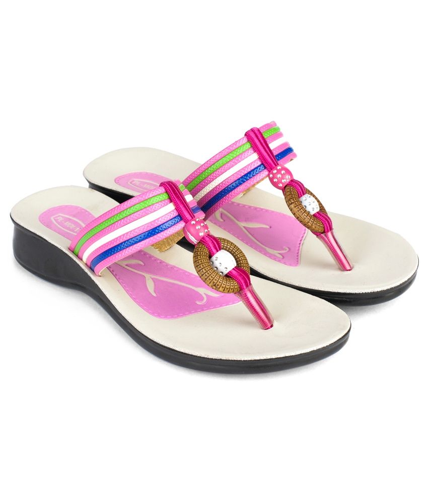 pu lite ladies chappals