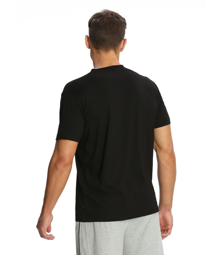 jockey plain black t shirt