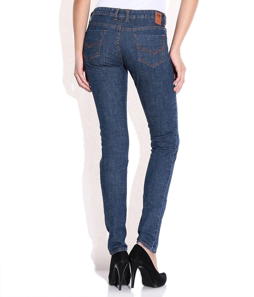 Flying Machine Blue Denim Jeans - Buy Flying Machine Blue Denim Jeans Online at Best Prices in 