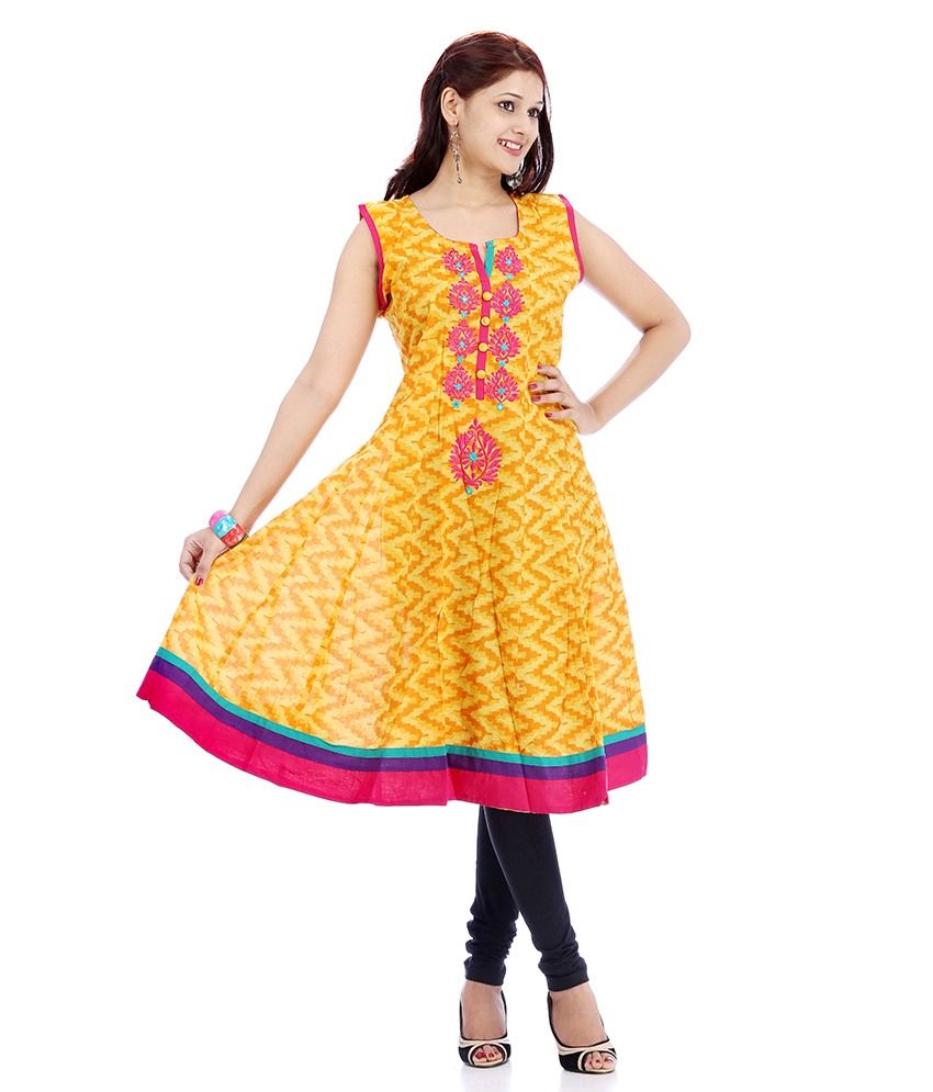 Luxaim Cotton Printed Round Neck Kurti Buy Luxaim Cotton Printed Round Neck Kurti Online at