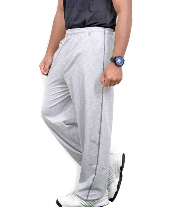 track pants gray