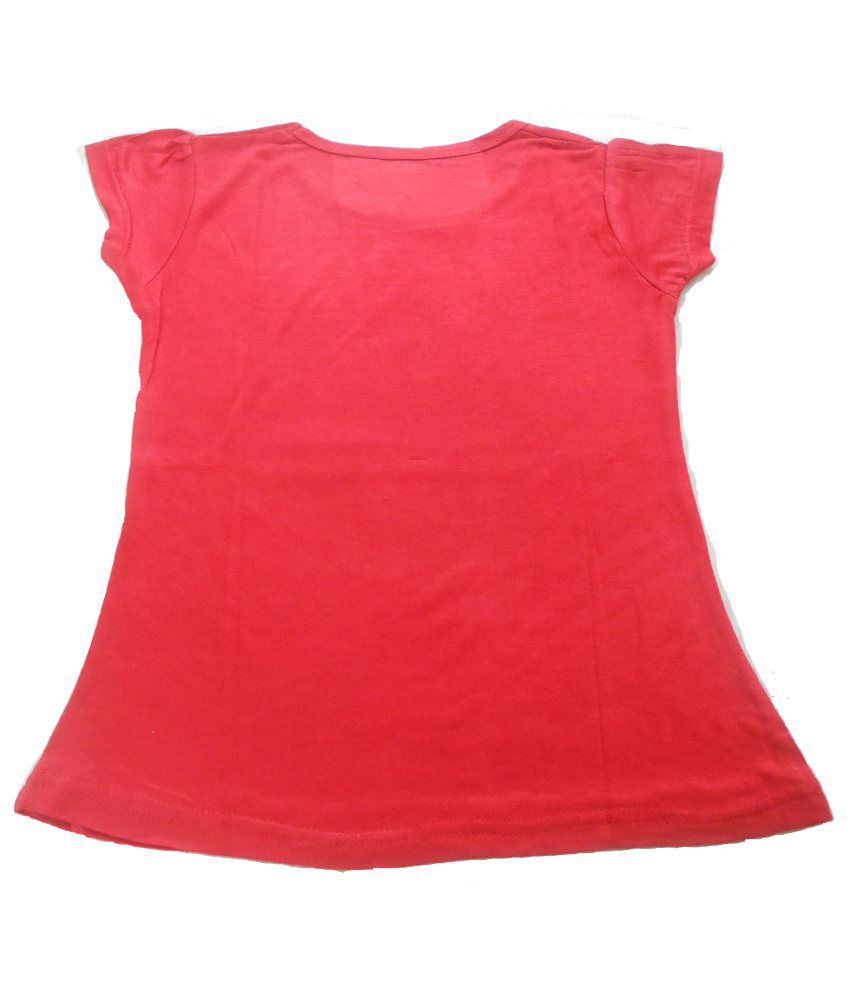 Perky Red Cotton Round Neck Sleeveless Flower Top Buy Perky Red