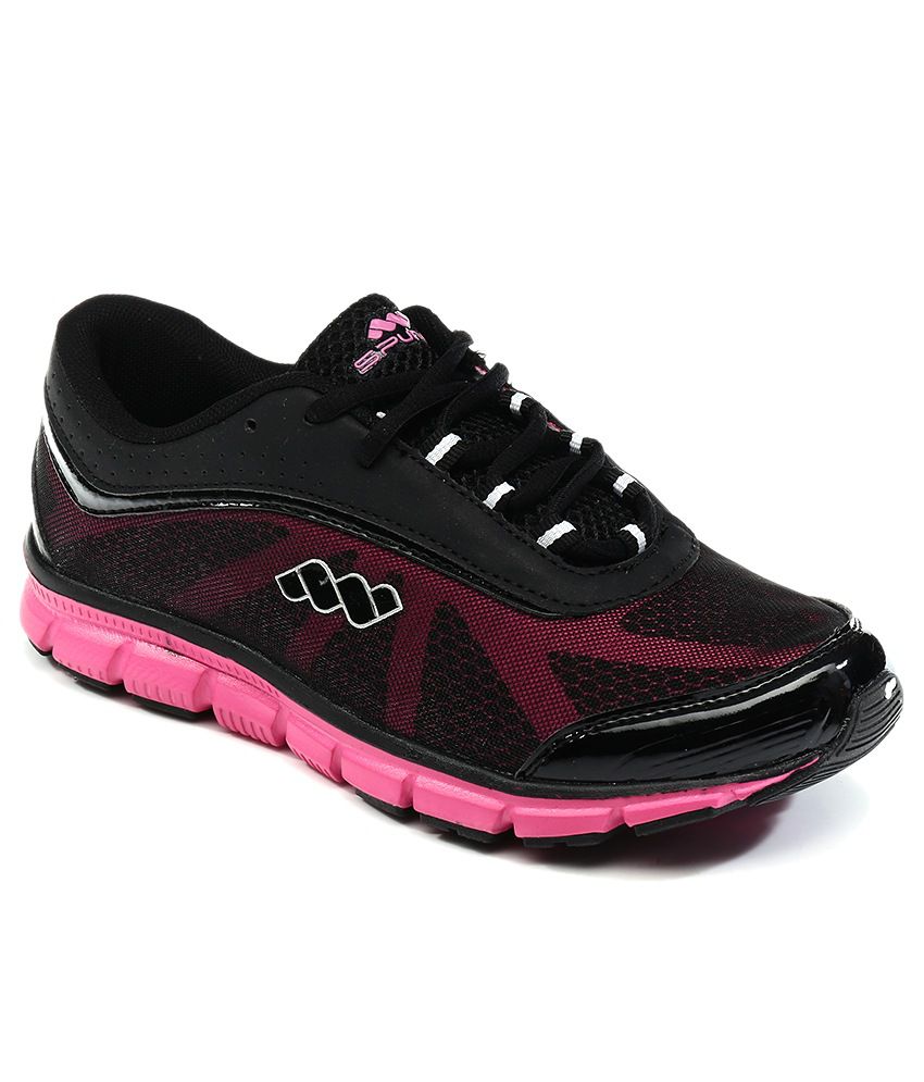 Spunk Black/Pink Running Shoes Price in India- Buy Spunk ...