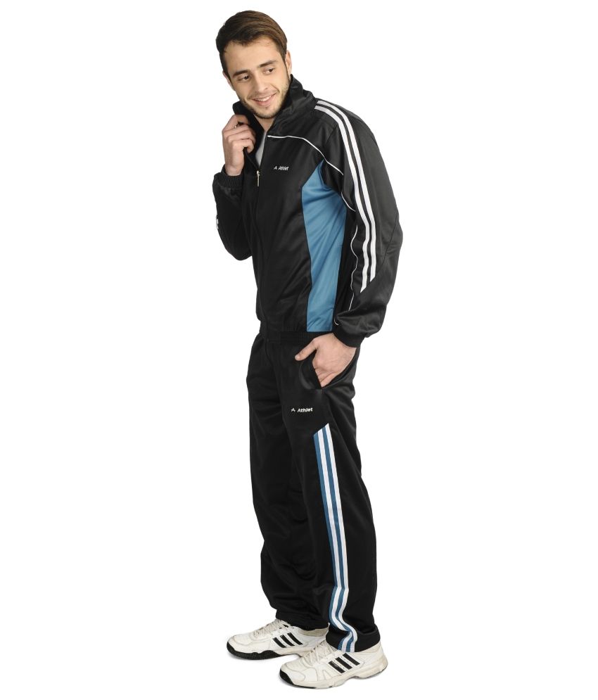 polyester tracksuit bottoms mens