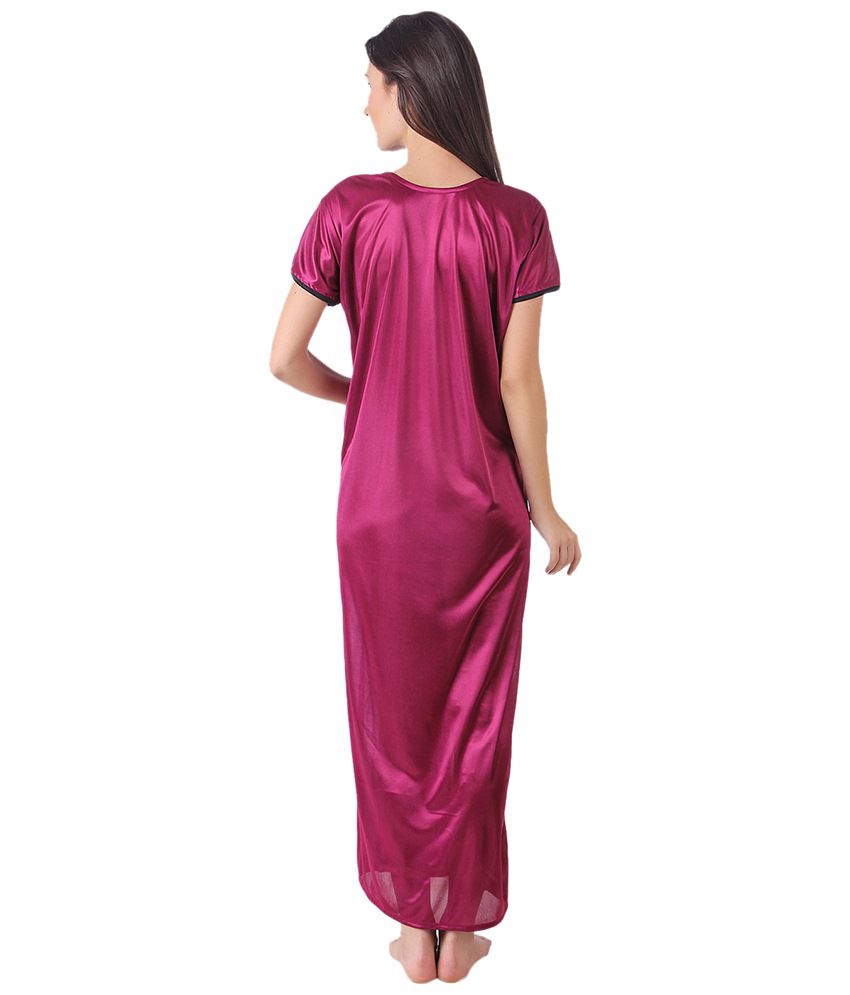 Buy Masha Pink Satin Nighty Online at Best Prices in India - Snapdeal
