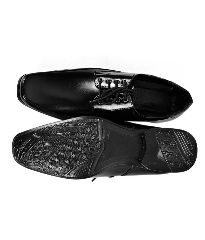 Shoes'n'style Black Synthetic Leather Party Wear Formal Shoes For Men ...