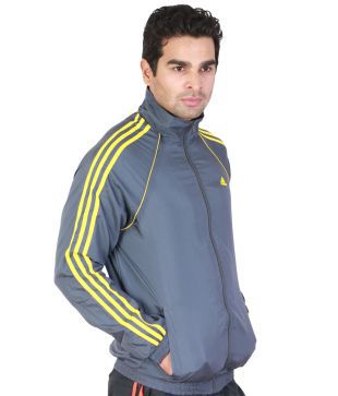 Adidas Gray Colour Tracksuit - Buy 