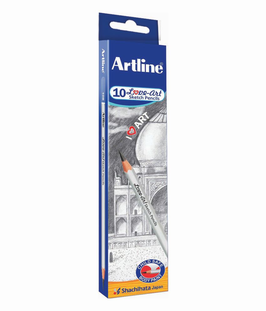 Artline Sketch Pencils Pack Of 10 10b Buy Online at Best Price in
