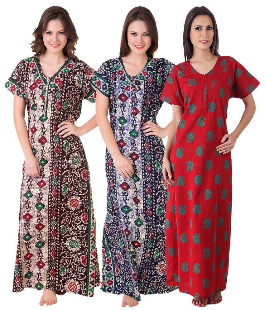 100 percent cotton gowns