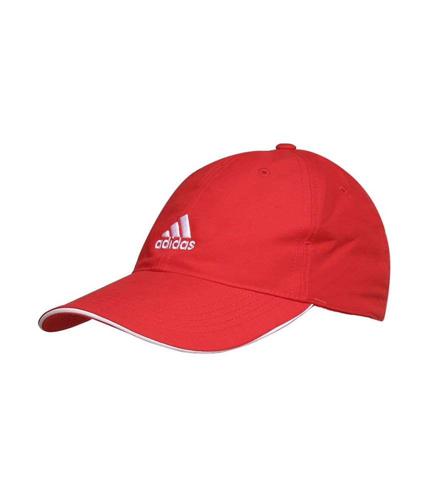 Adidas Red Cotton Essent Corp Men Tennis Cap - Buy Online @ Rs. | Snapdeal