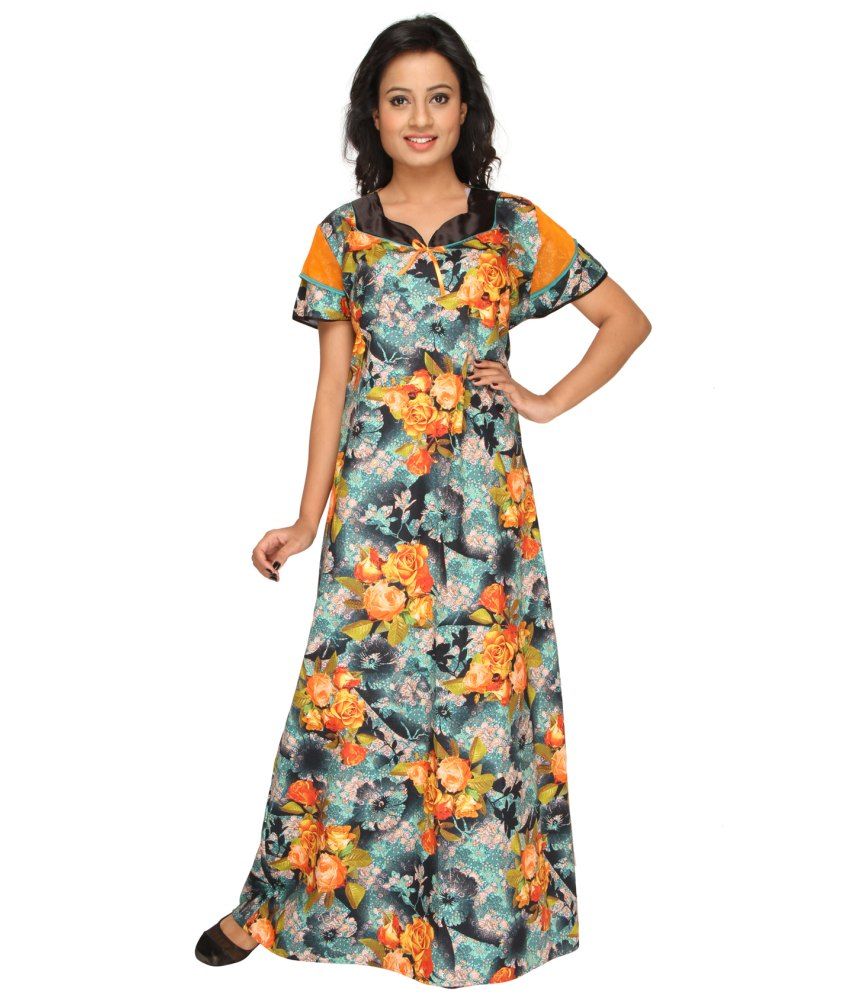 flower night gown