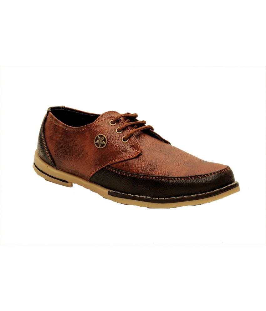 Shooz Brown Classic Leather Shoes for Men - Buy Shooz Brown Classic ...