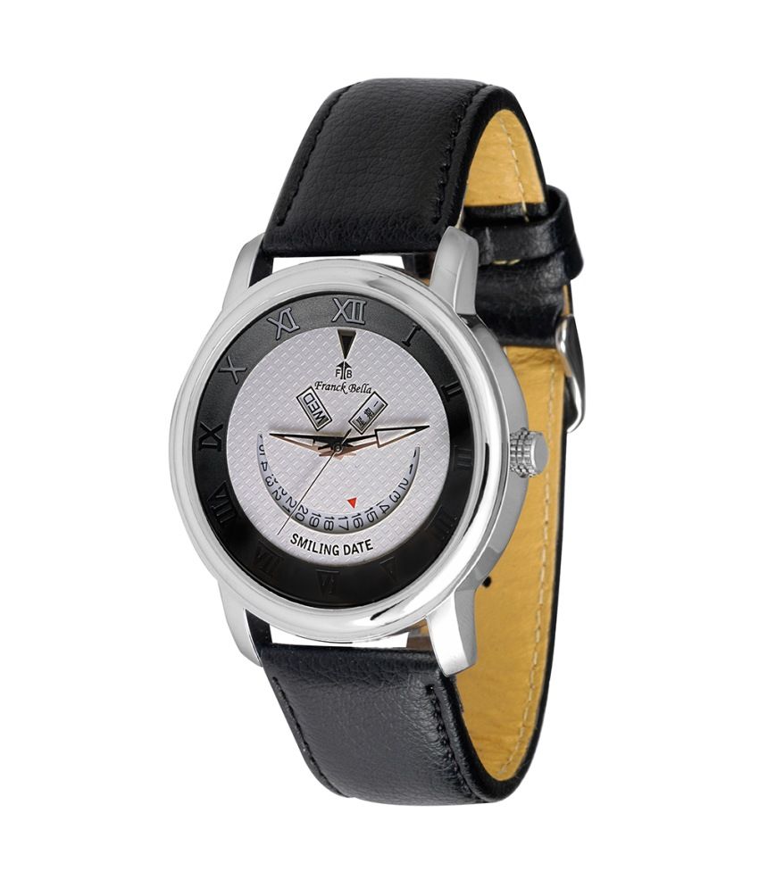 Franck Bella White Analog Men Watch - Buy Franck Bella White Analog Men ...