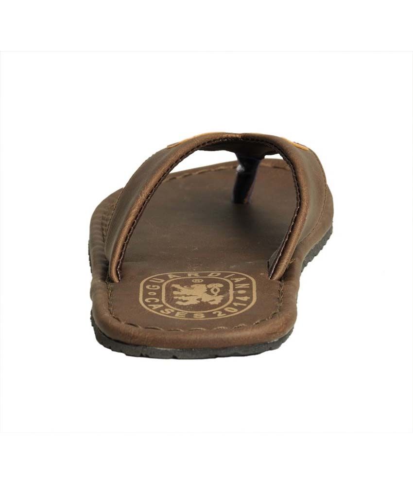brown leather flip flops mens