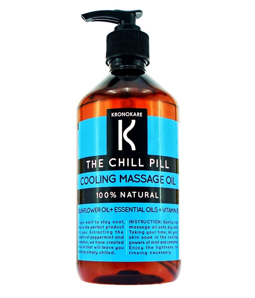 THE CHILL PILL COOLING MASSAGE OIL 500 ml Buy THE CHILL PILL COOLING