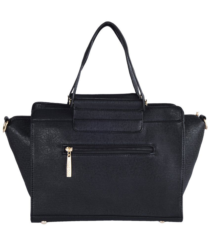 Mod'acc Black Faux Leather Shoulder Bag - Buy Mod'acc Black Faux ...