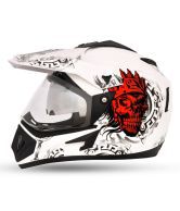 Vega Helmet - Off Road-Ranger (White Red)