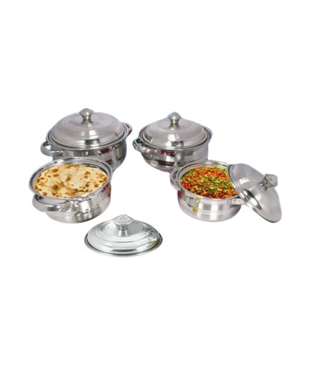 Osi Stainless Steel Cook N Serve Casseroles Set Of 4 Buy Online at