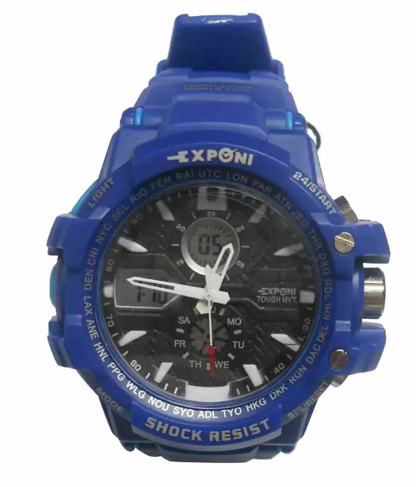 Exponi Analog-Digital Watch - For Men - Buy Exponi Analog-Digital Watch -  For Men SPO-02 Online at Best Prices in India | Flipkart.com