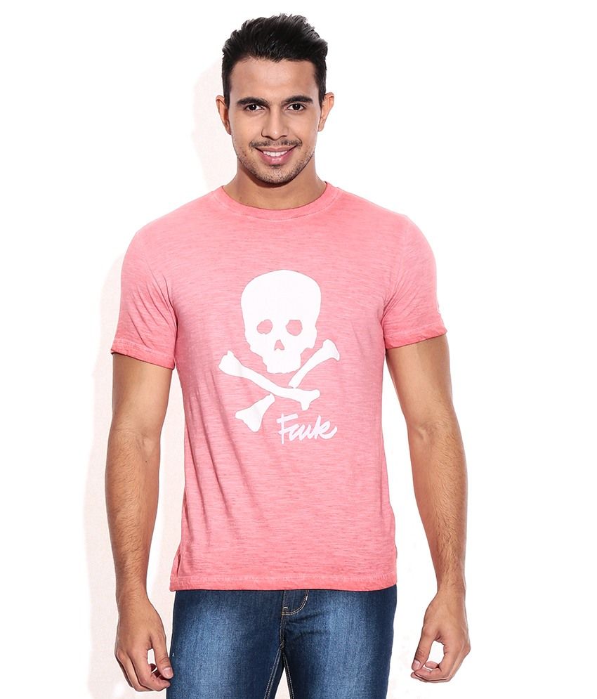 fcuk v neck t shirts