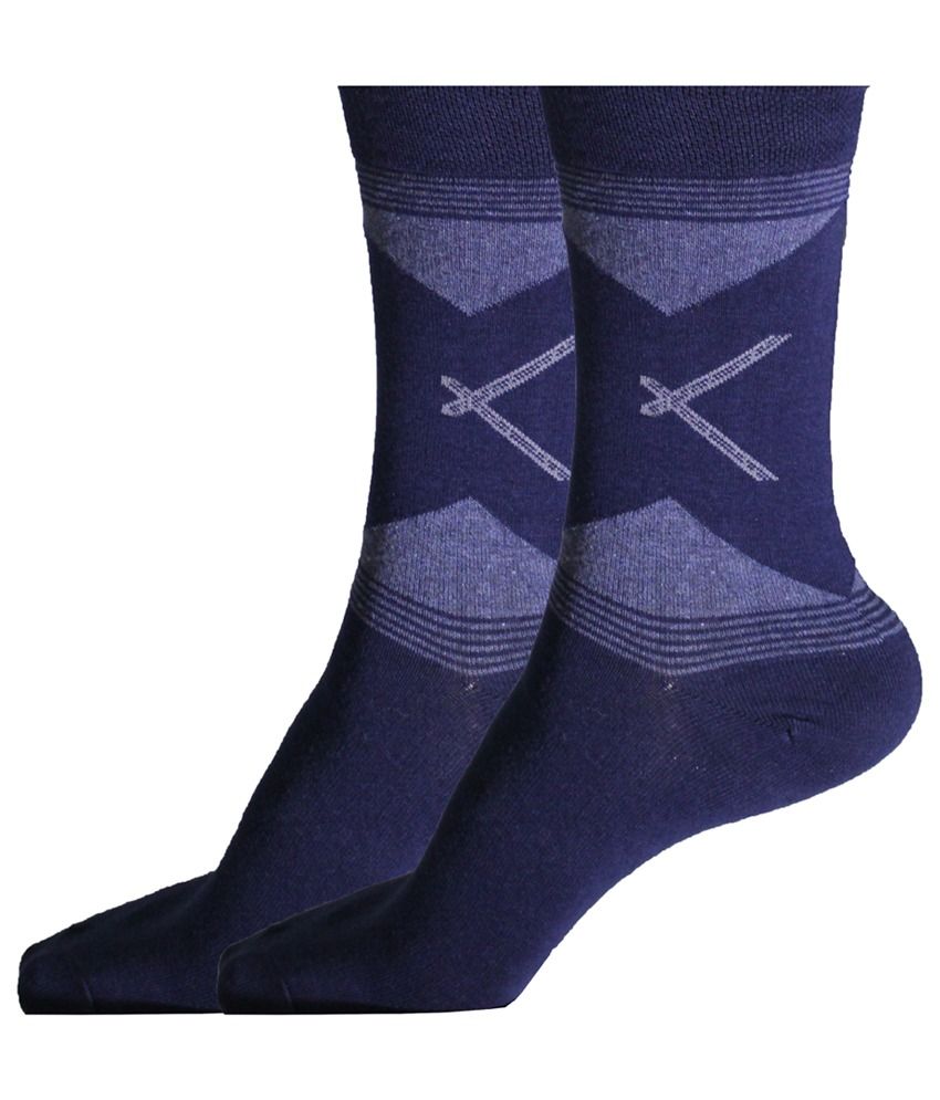 Alleyscott Cotton Full Length Socks - 2 Pair Pack: Buy Online at Low ...