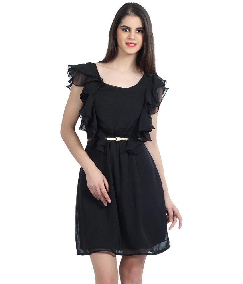 black dress mini casual Bellatrix Micro enriched oct 24 SIZE:3XL Black Long Sleeve Formal