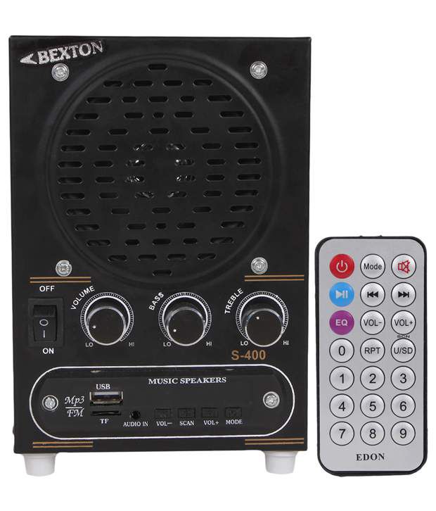     			Bexton Wired Metal Box With Usb & Fm (remote Control)