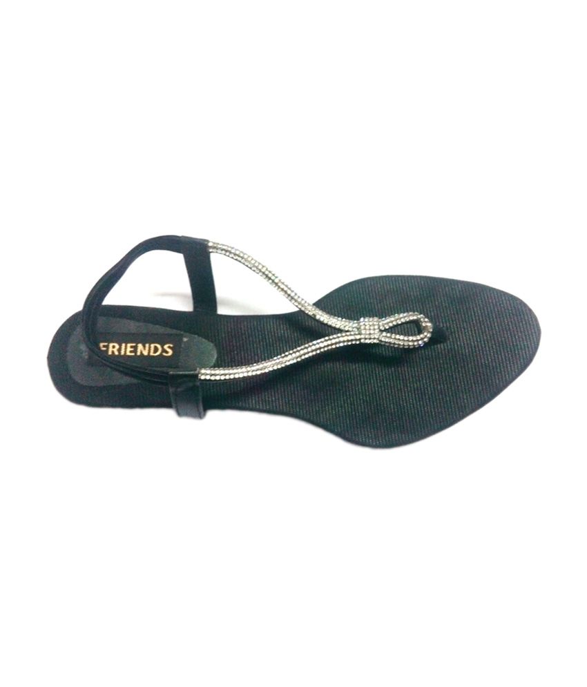 black party wear sandals