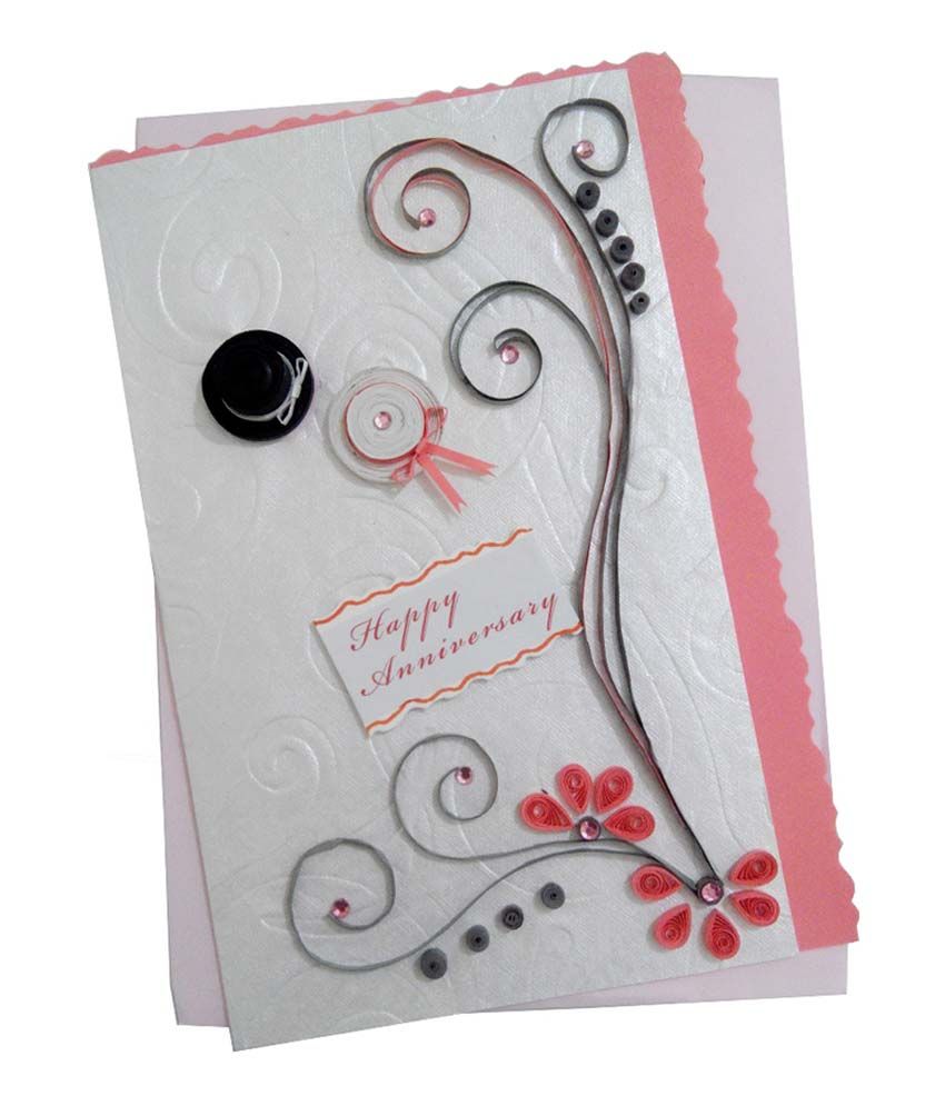 Mishti Creations Handmade Happy Wedding Anniversary Greeting Card Buy Online At Best Price In India Snapdeal