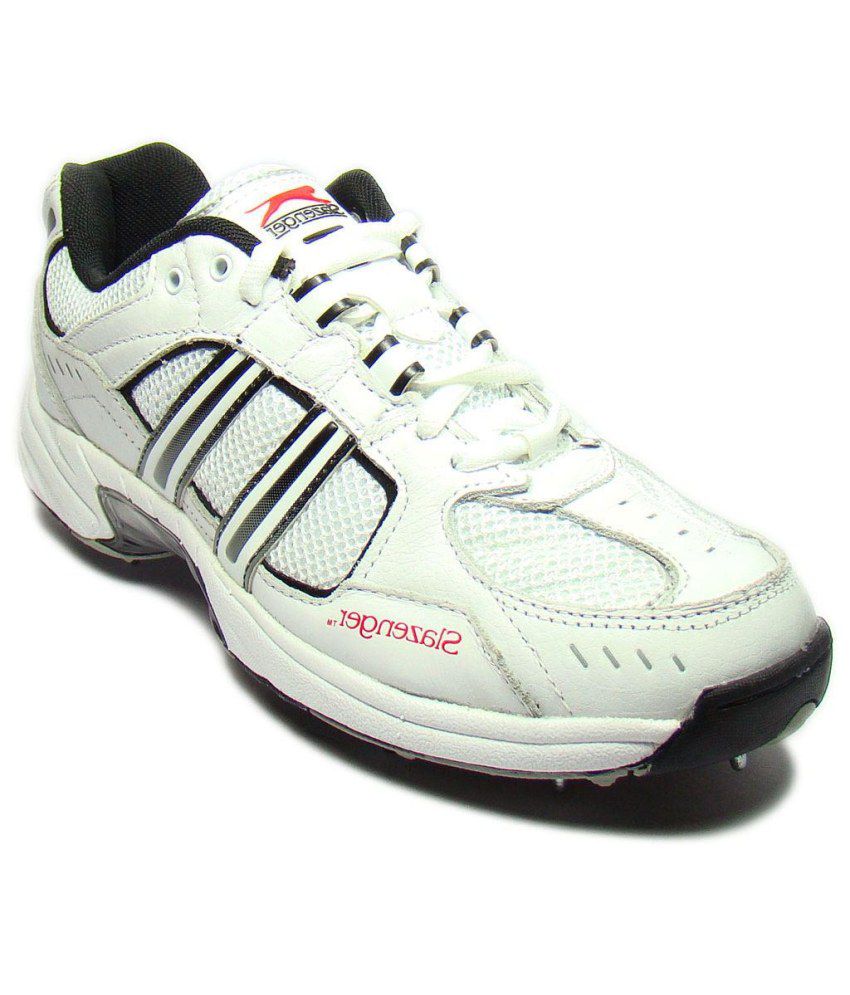 Slazenger Elite Pro White Cricket Shoes - Buy Slazenger Elite Pro White ...