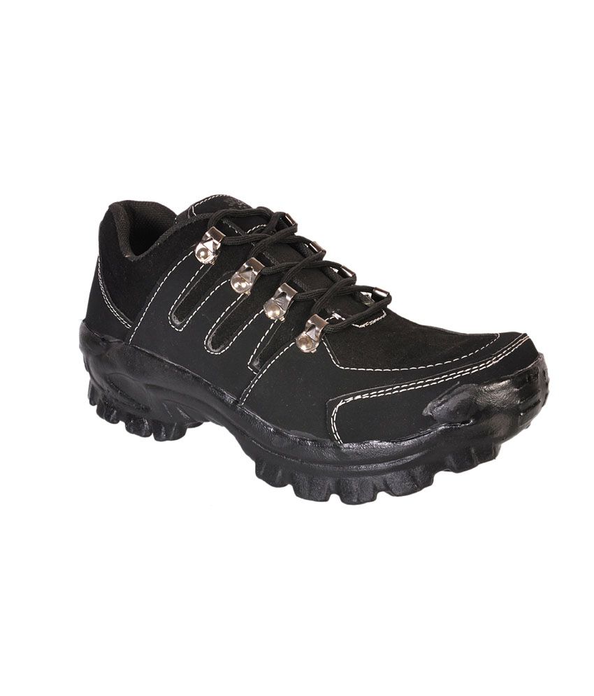 TROY Black Outdoor Shoes - Buy TROY Black Outdoor Shoes Online at Best ...